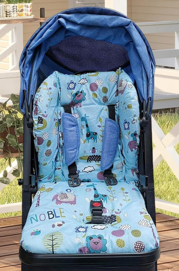 Coussin pour chaise haute et poussette animaux de la savane