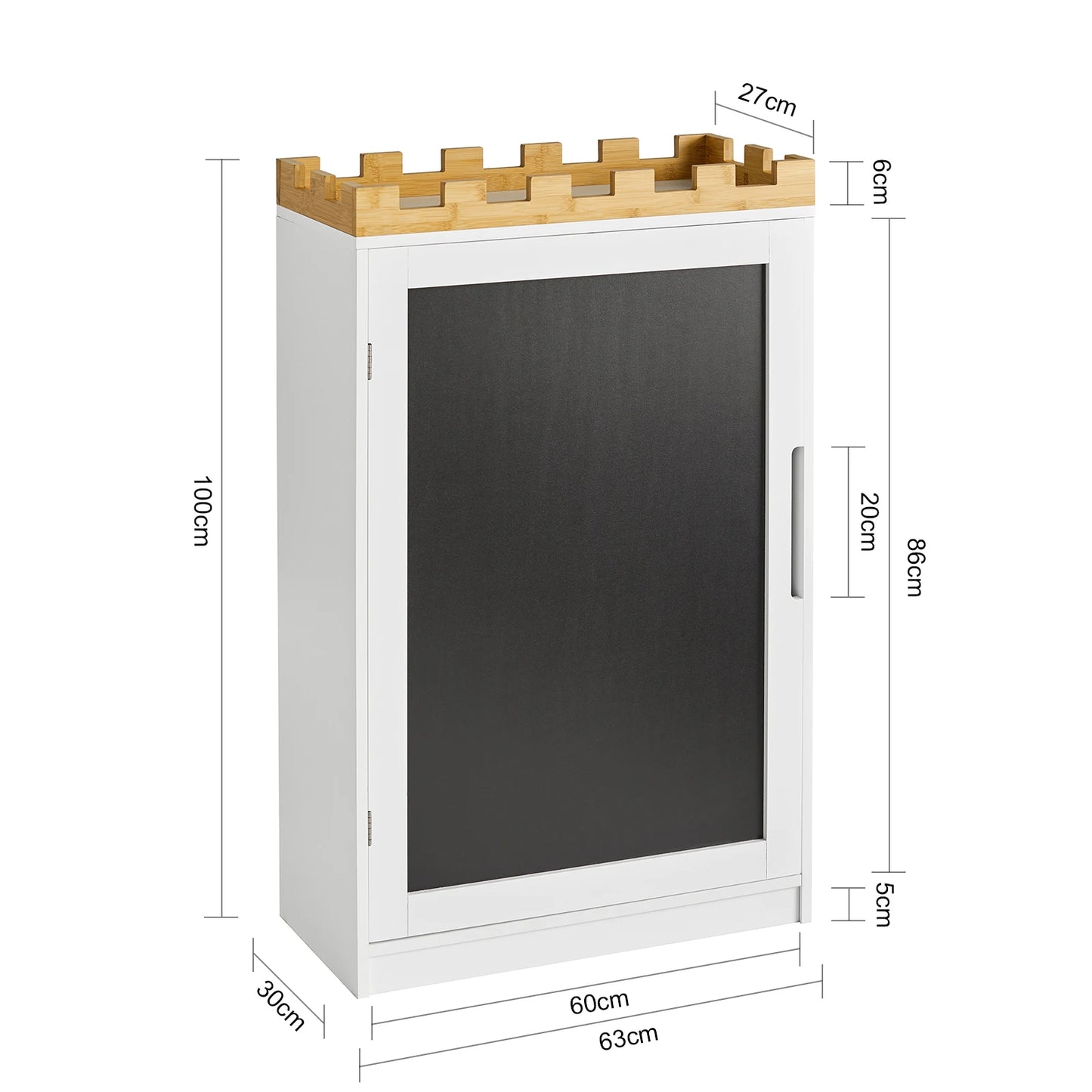 Armoire Tour de château avec tableau noir