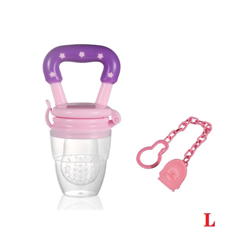 Tétine alimentaire pour bébé et chaîne de tétine