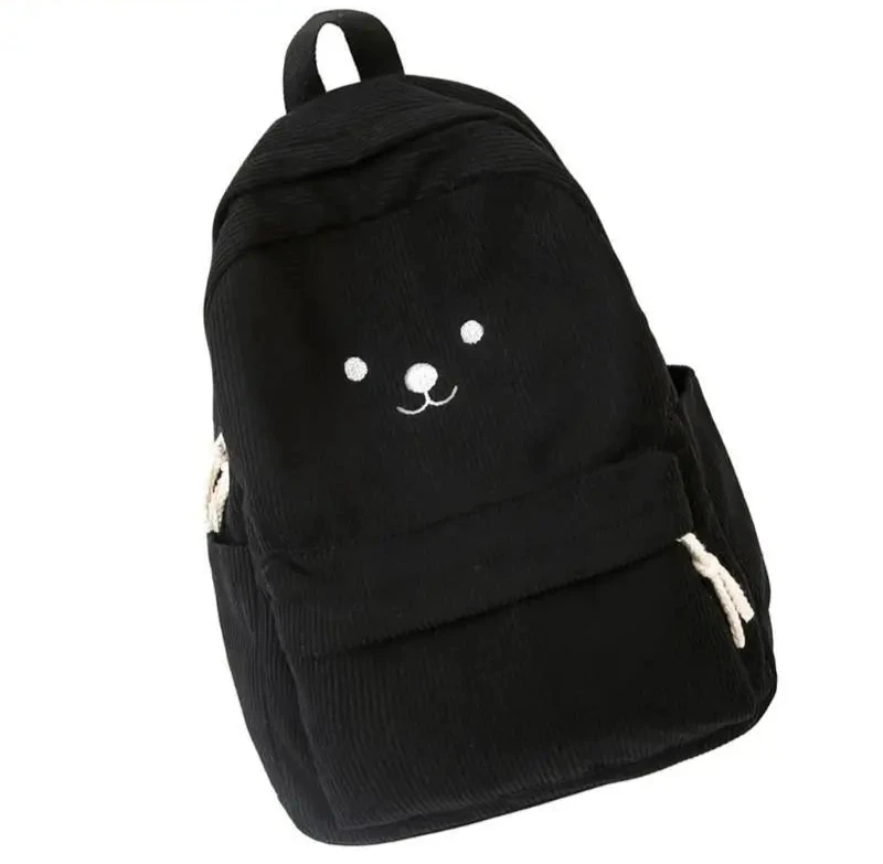 sac à dos en velours côtelé