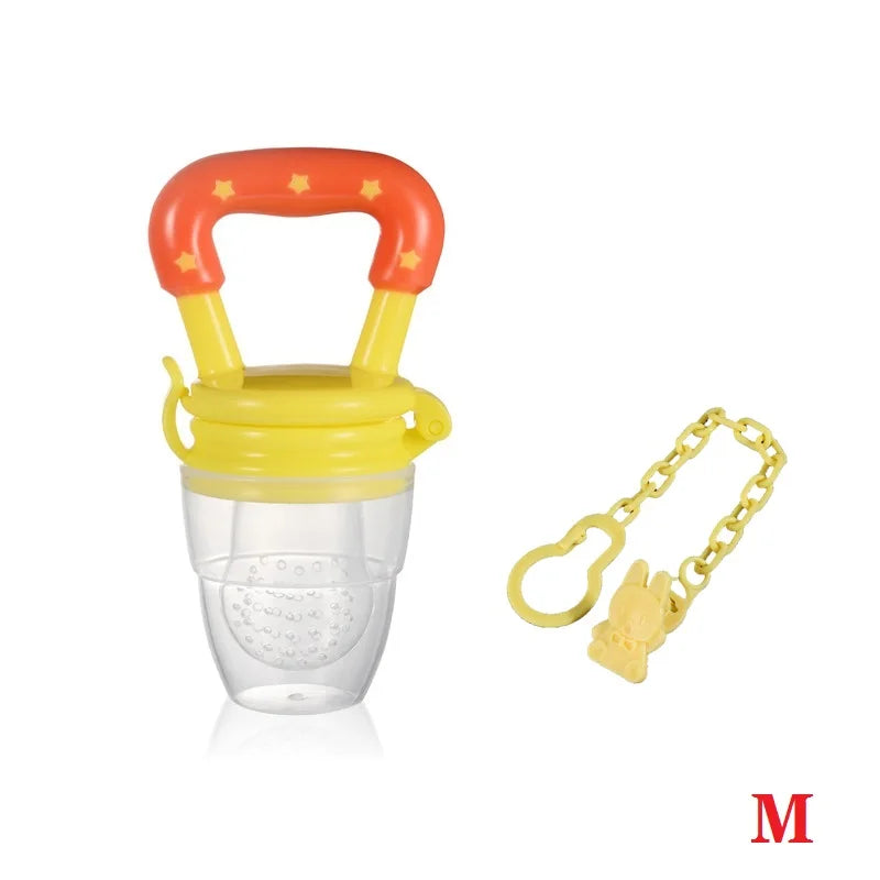 Tétine alimentaire pour bébé et chaîne de tétine