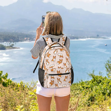Sac à dos motif chien