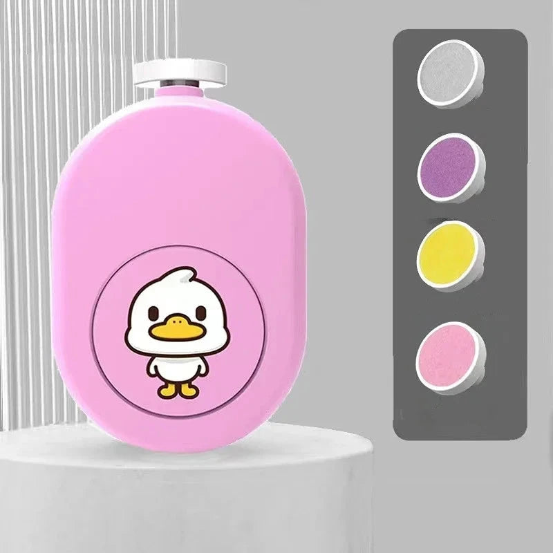 Lime à ongles électrique pour bébé avec 4 embouts