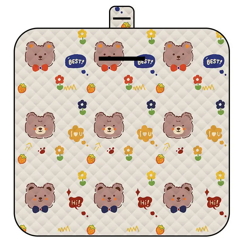 Tapis de pique-nique portable, pliable et imperméable motifs animaux