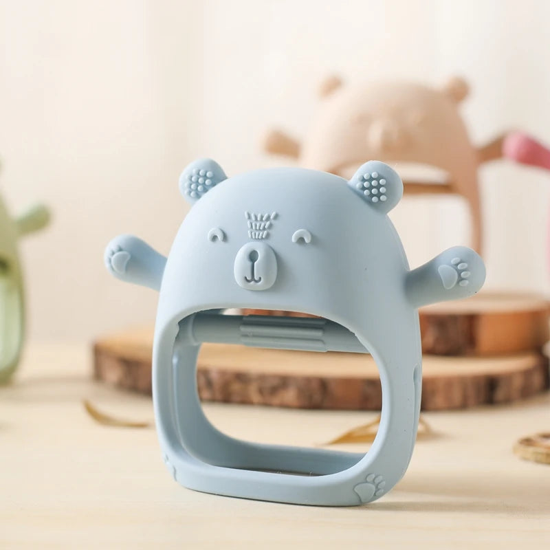 Anneau de dentition en silicone pour bébé