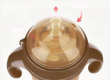 Biberon anti-colique avec poignées