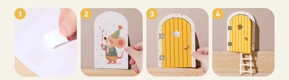 Décoration Porte de la petite souris et boîte à dents