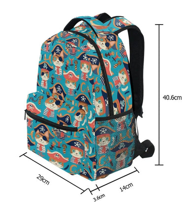 Sac à dos chat pirate