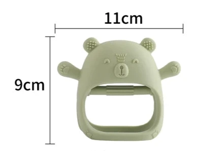 Anneau de dentition en silicone pour bébé