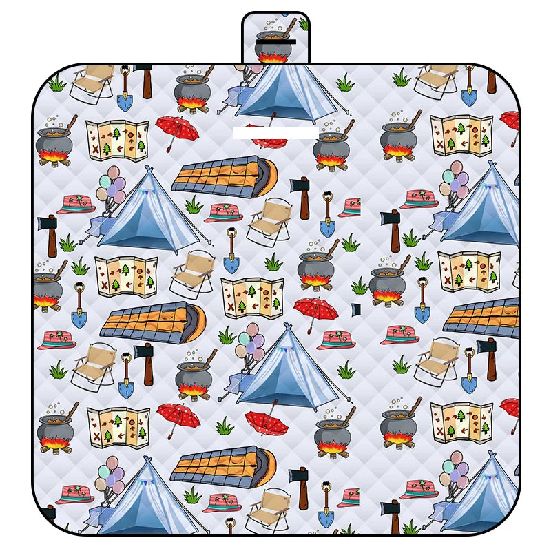 Tapis de pique-nique portable, pliable et imperméable