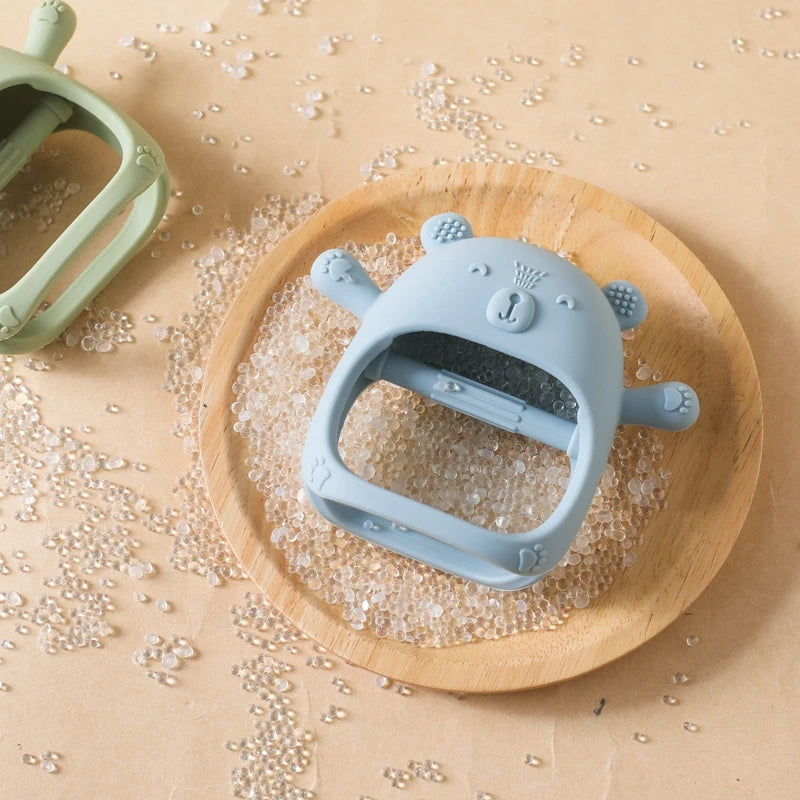 Anneau de dentition en silicone pour bébé
