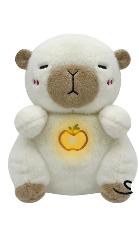 Peluche réconfortante avec respiration, sons et lumière