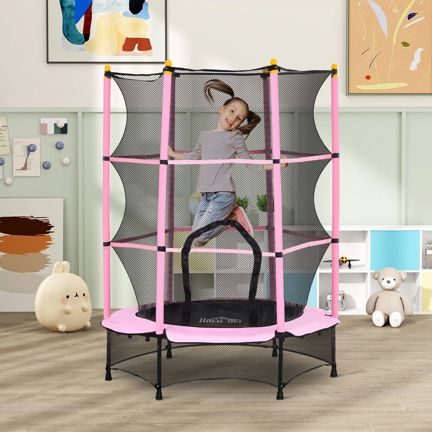 Trampoline enfant Ø 140 cm avec filet de sécurité