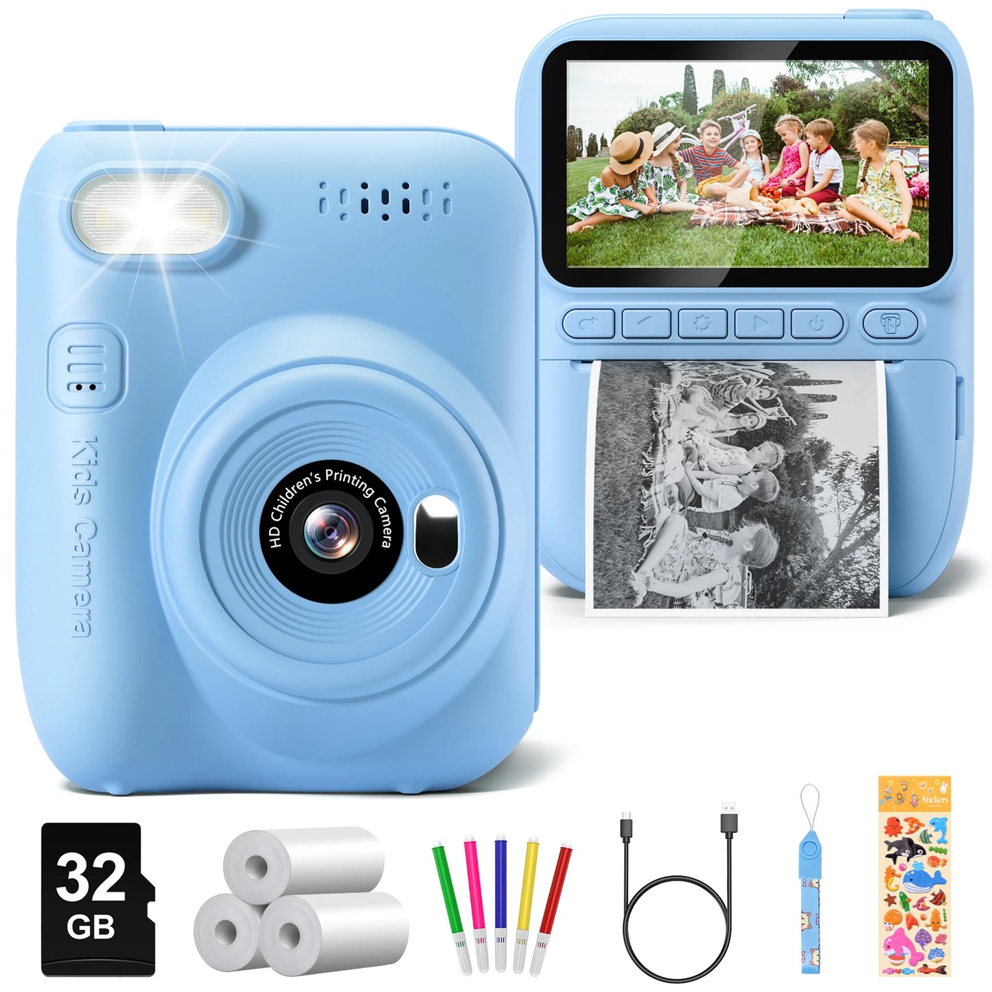 Appareil photo numérique Portable Gofunly à impression instantanée