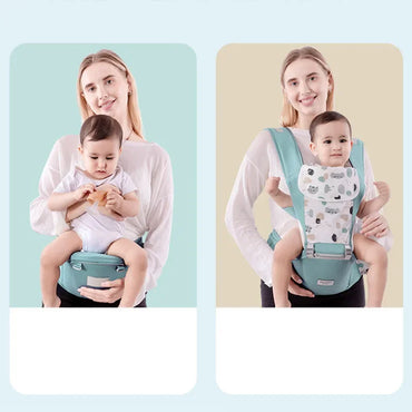 Porte-bébé ergonomique de 0 à 48 mois avec siège de hanche