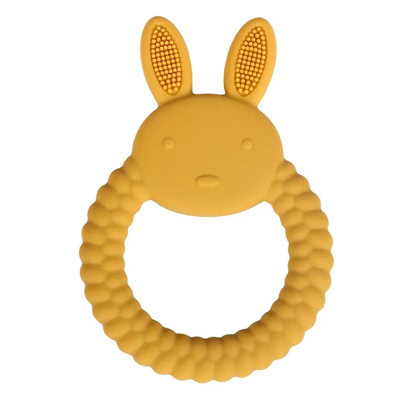 Anneau de dentition en silicone pour bébé