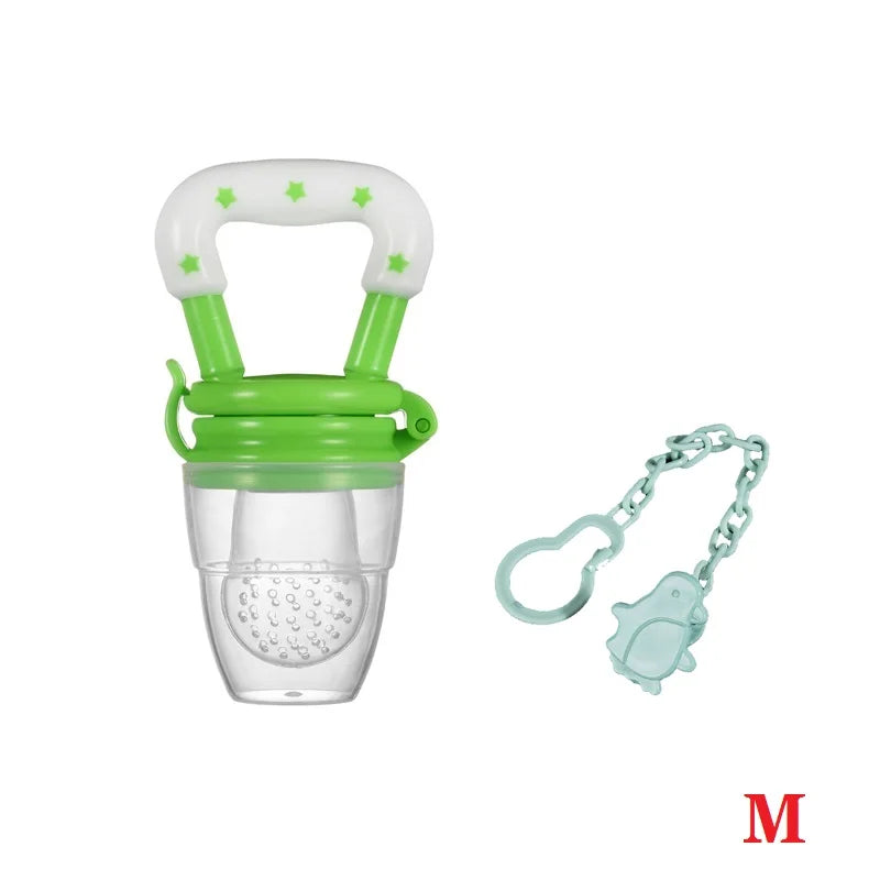 Tétine alimentaire pour bébé et chaîne de tétine
