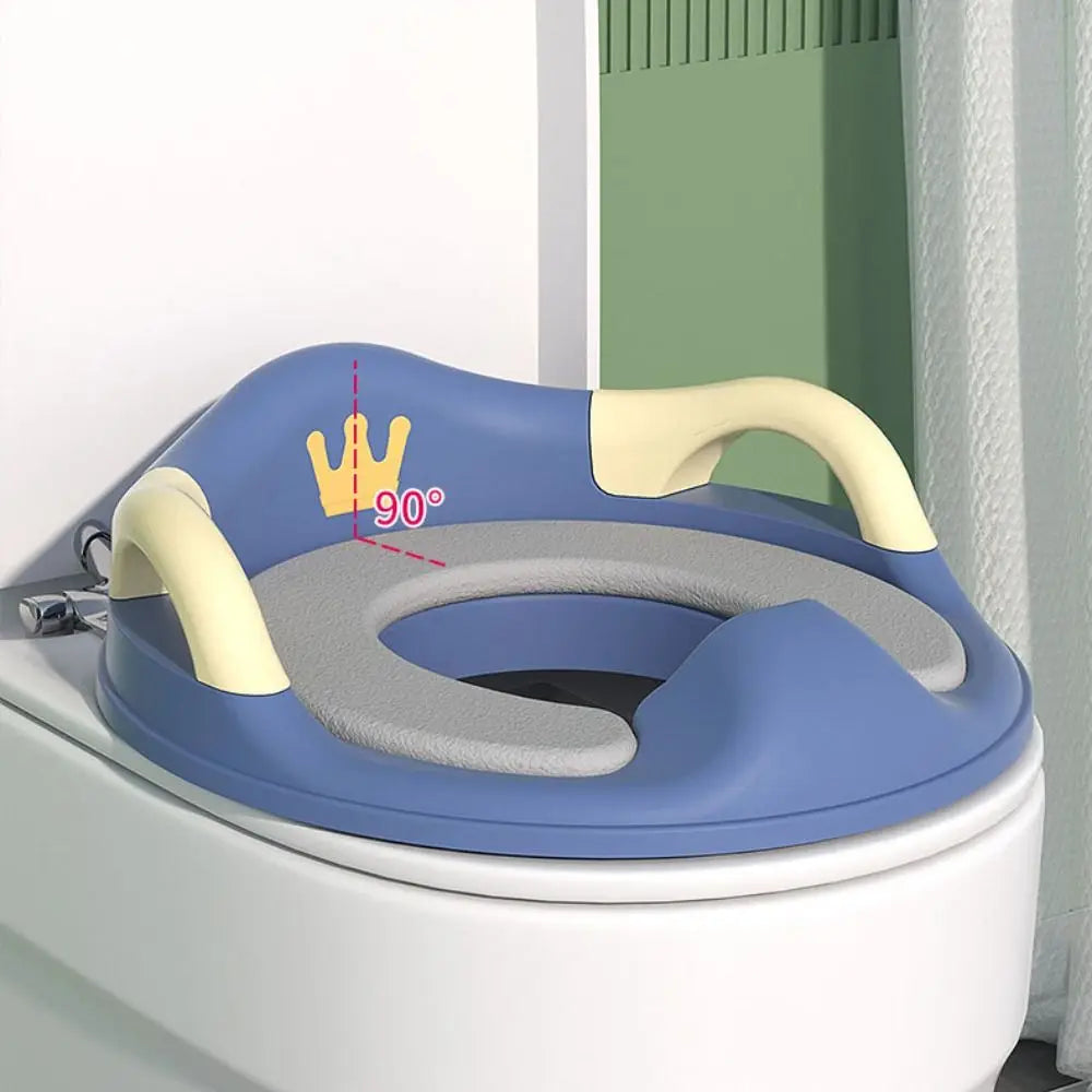 Siège réducteur de toilette pour enfants à motif couronne