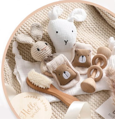 Coffret cadeau de naissance 6 pièces