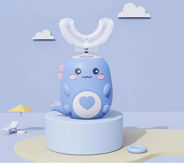 Brosse à dents électrique en forme de U pour enfants de 2 à 6 ans