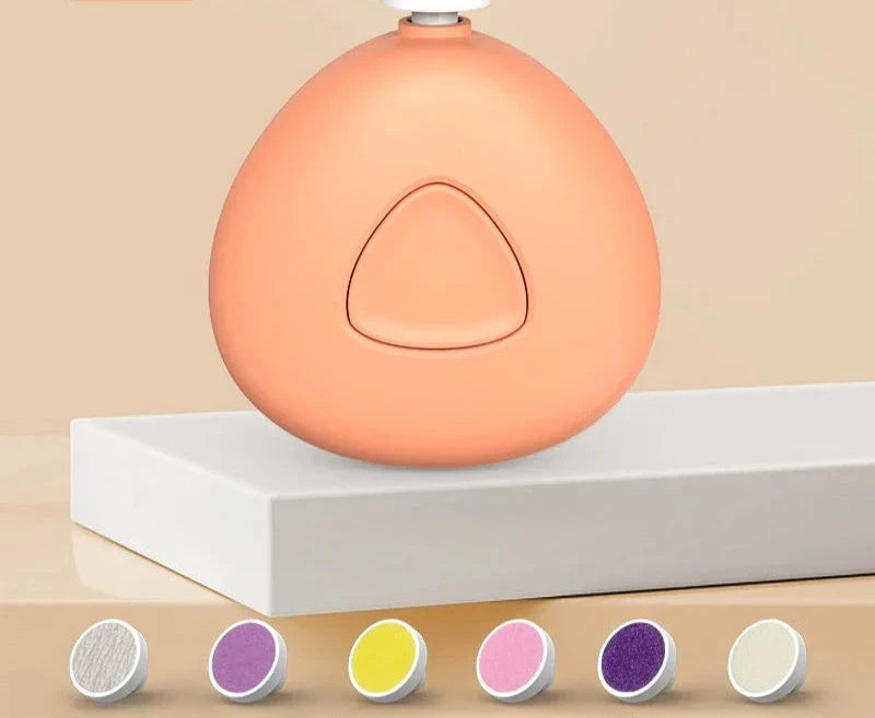 Lime à ongles électrique pour bébé avec 6 embouts