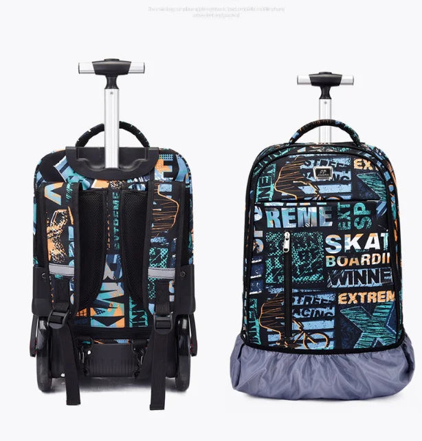 Sac à dos roulant pour ados