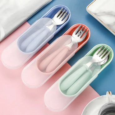Set de Couverts pour enfants avec boîte de rangement