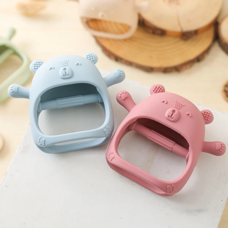 Anneau de dentition en silicone pour bébé