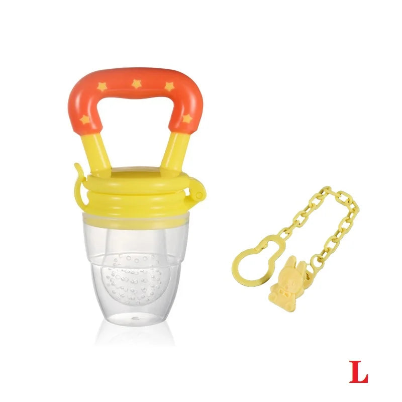 Tétine alimentaire pour bébé et chaîne de tétine