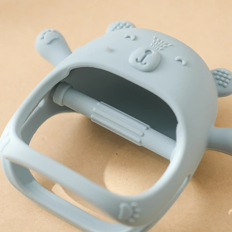 Anneau de dentition en silicone pour bébé