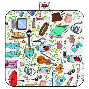 Tapis de pique-nique portable, pliable et imperméable