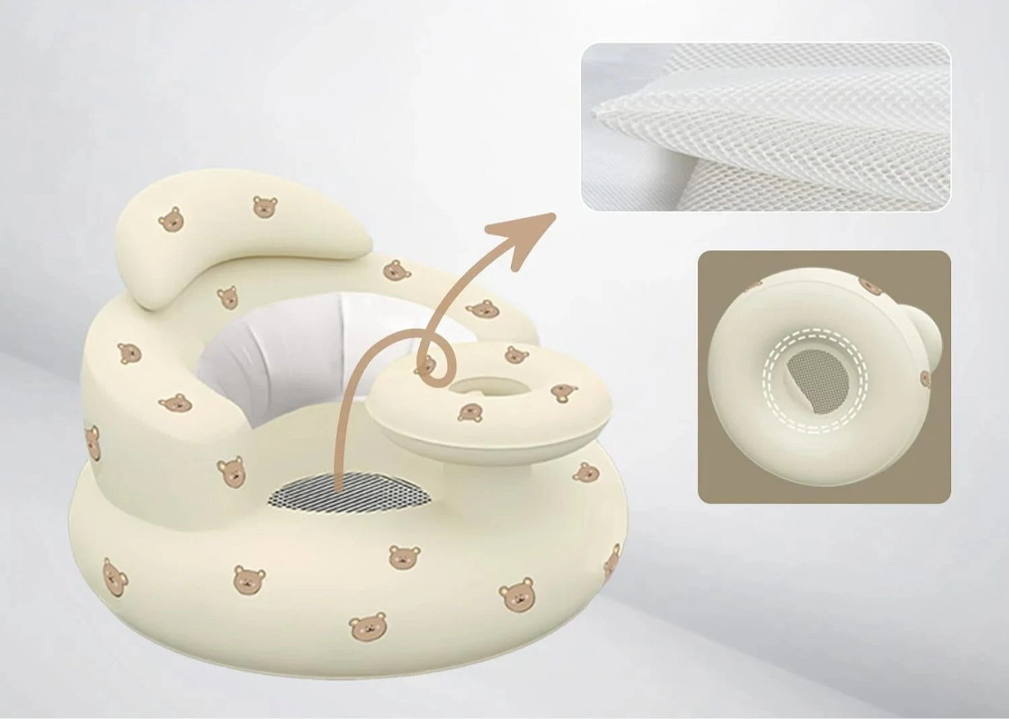 Canapé gonflable pour bébé