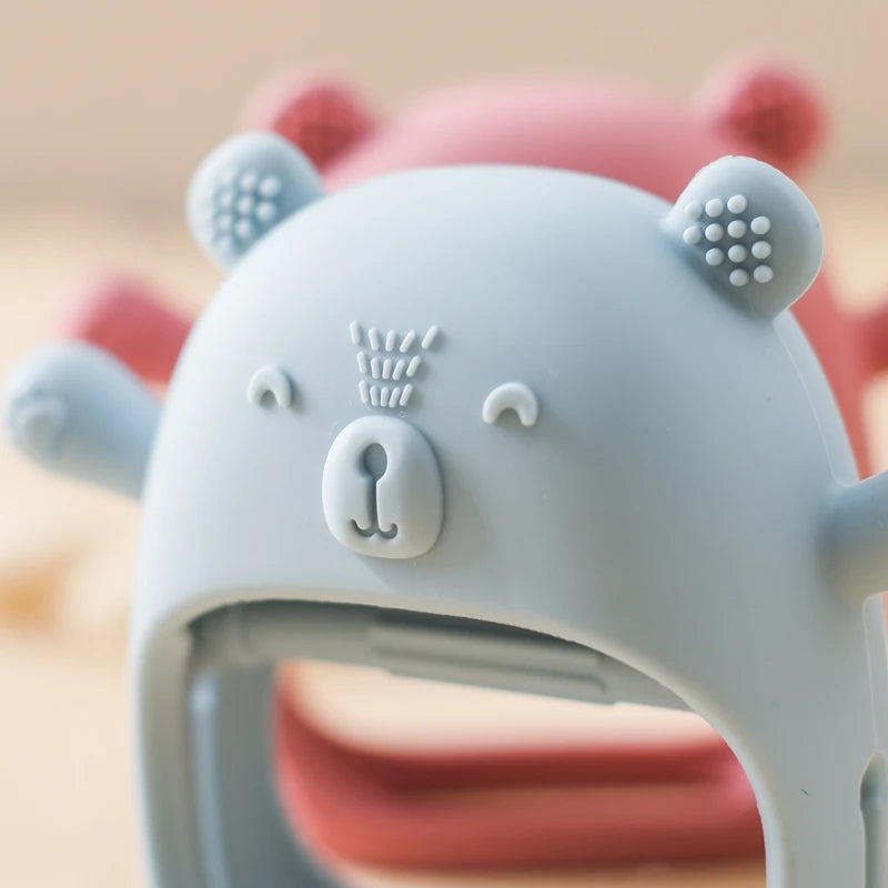 Anneau de dentition en silicone pour bébé