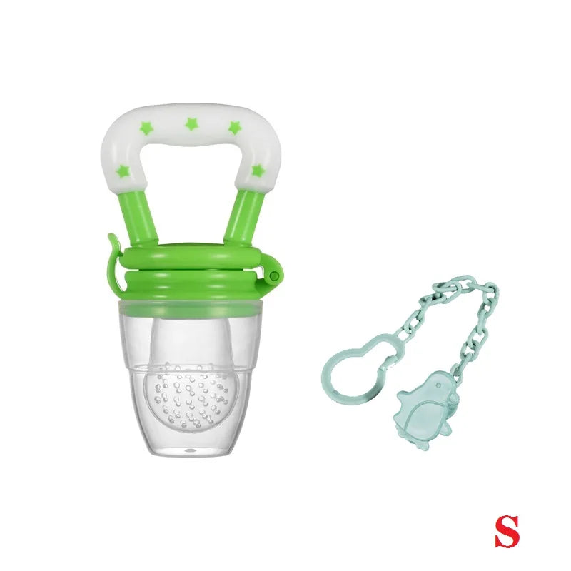 Tétine alimentaire pour bébé et chaîne de tétine