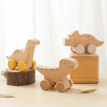 Jouets en bois pour bébé - collection dinosaures Petit Berceau