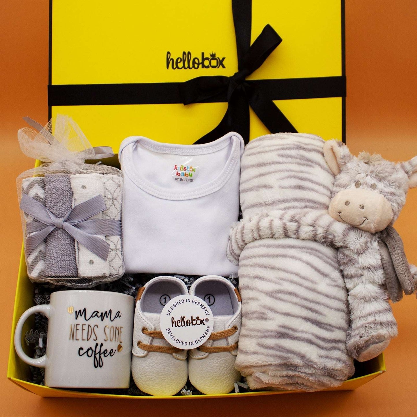 Coffret cadeau bébé Hellobox pour nouveau-né