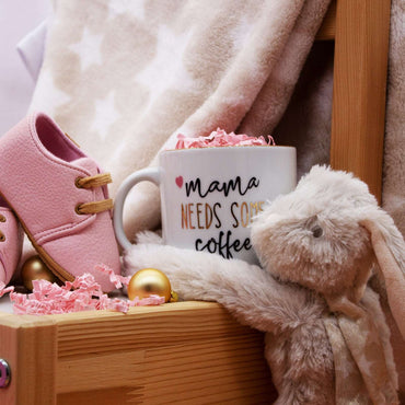 Coffret cadeau naissance avec couverture bébé et doudou (17 pièces)