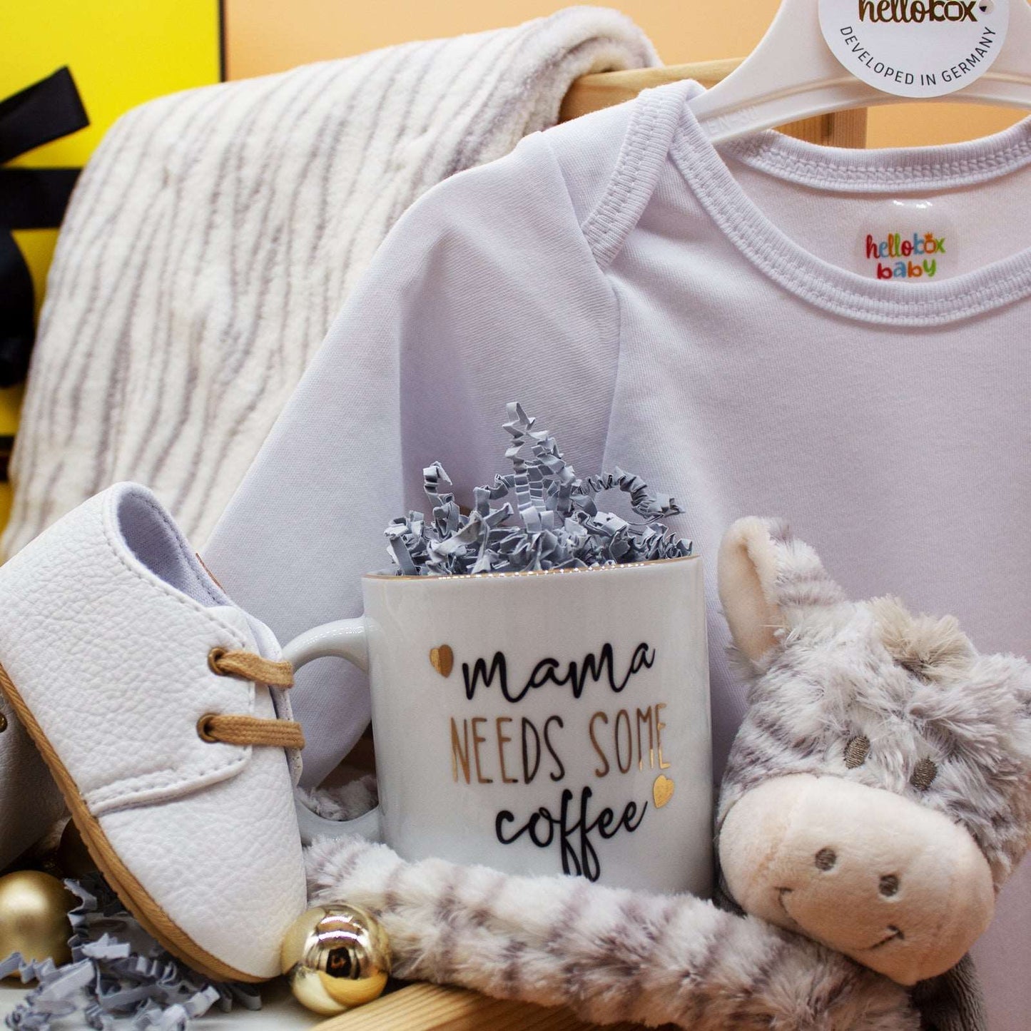 Coffret cadeau bébé Hellobox pour nouveau-né