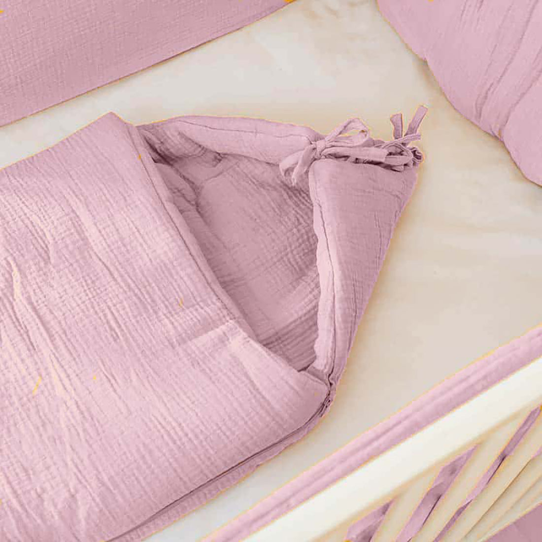 🇫🇷 Nid d'Ange en Coton Bio - Rose