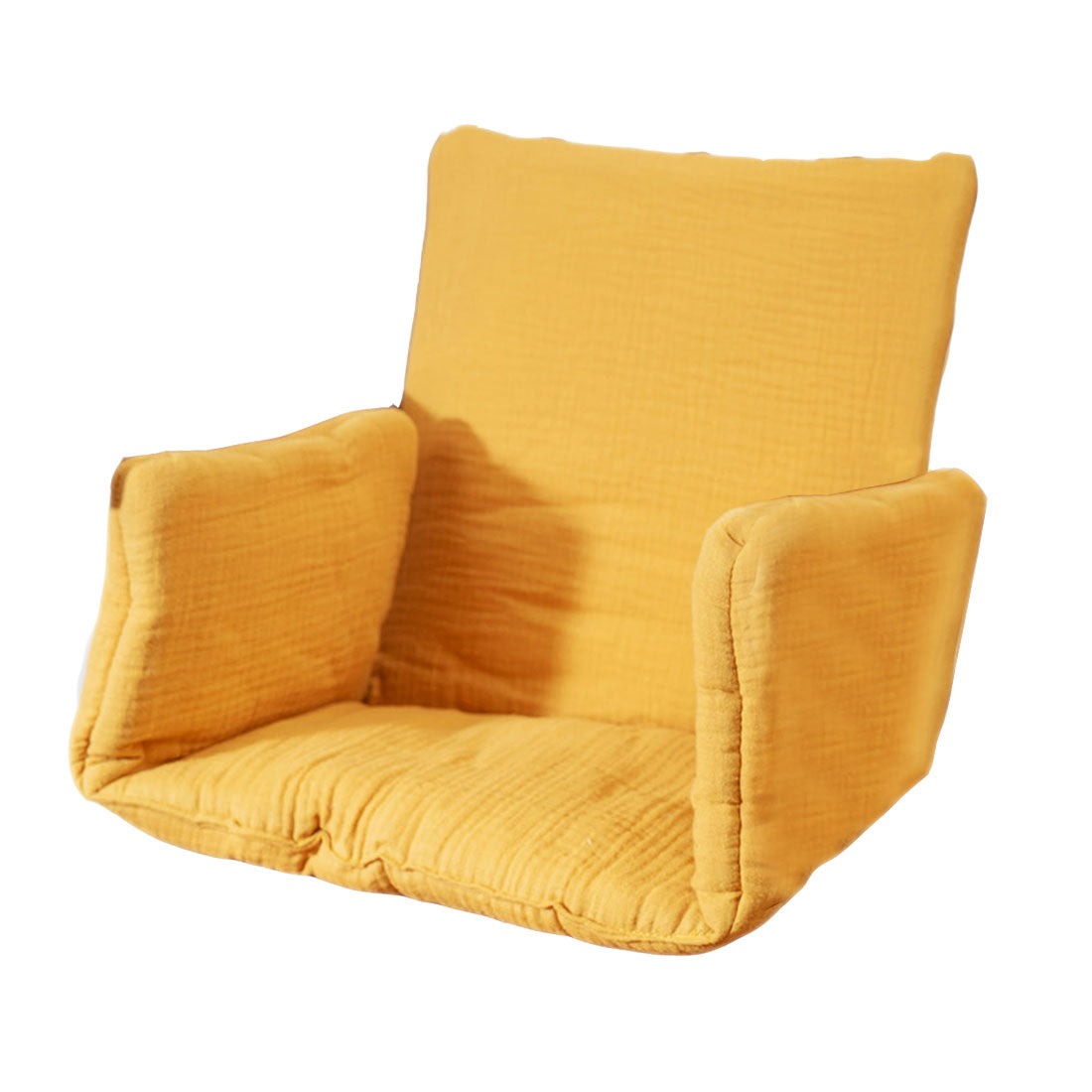Coussin Chaise Haute en Coton Bio - Miel 🇫🇷