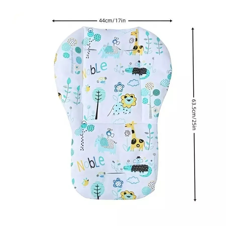 Coussin pour chaise haute et poussette animaux de la savane