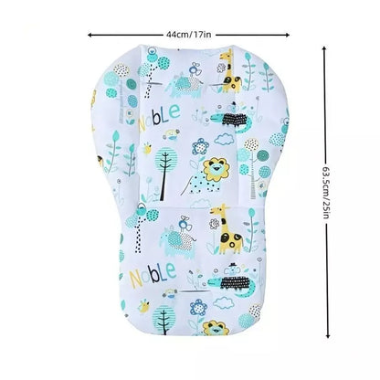 Coussin pour chaise haute et poussette animaux de la savane