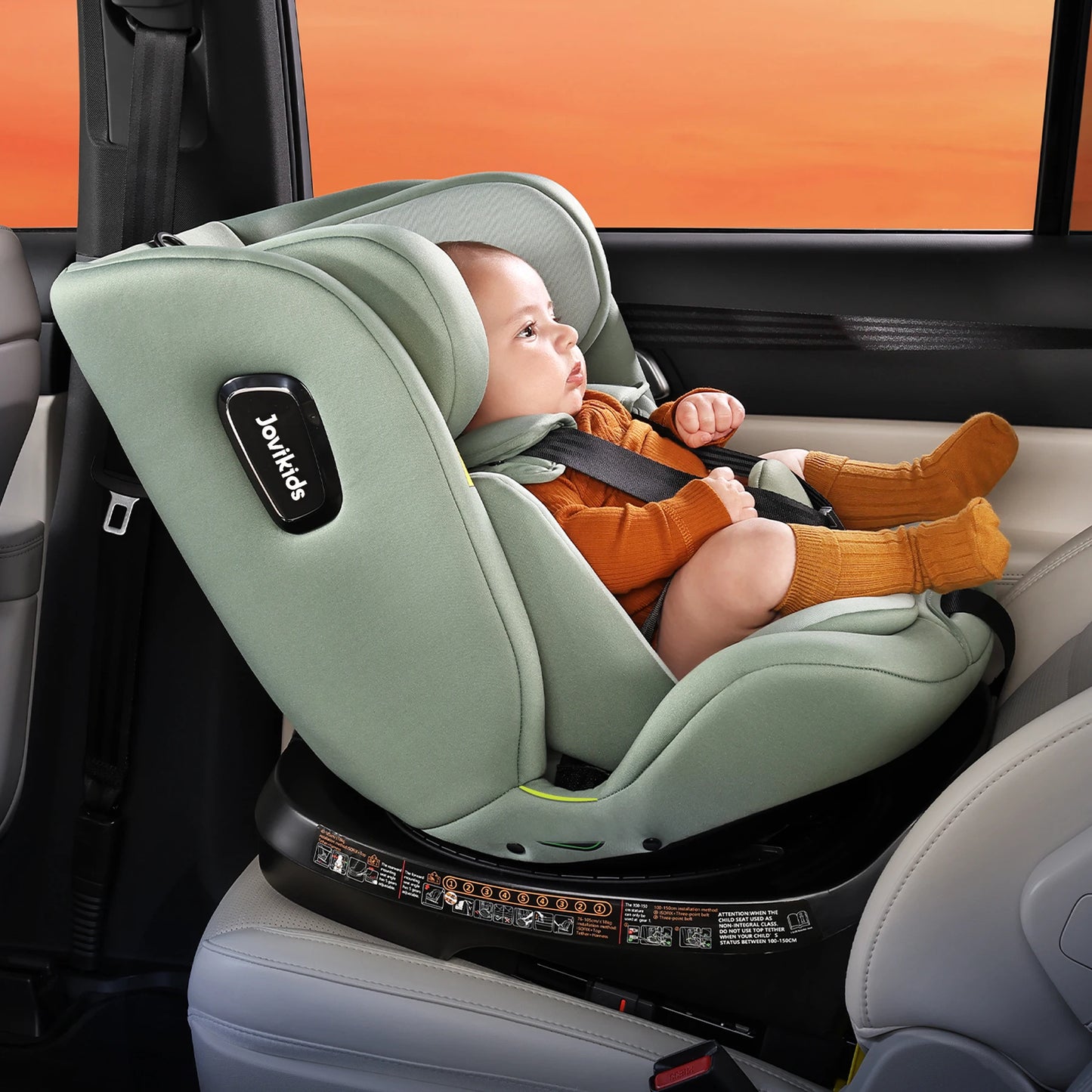 Siège auto i-Size pivotant à 360 ° Jovikids Ranger TT