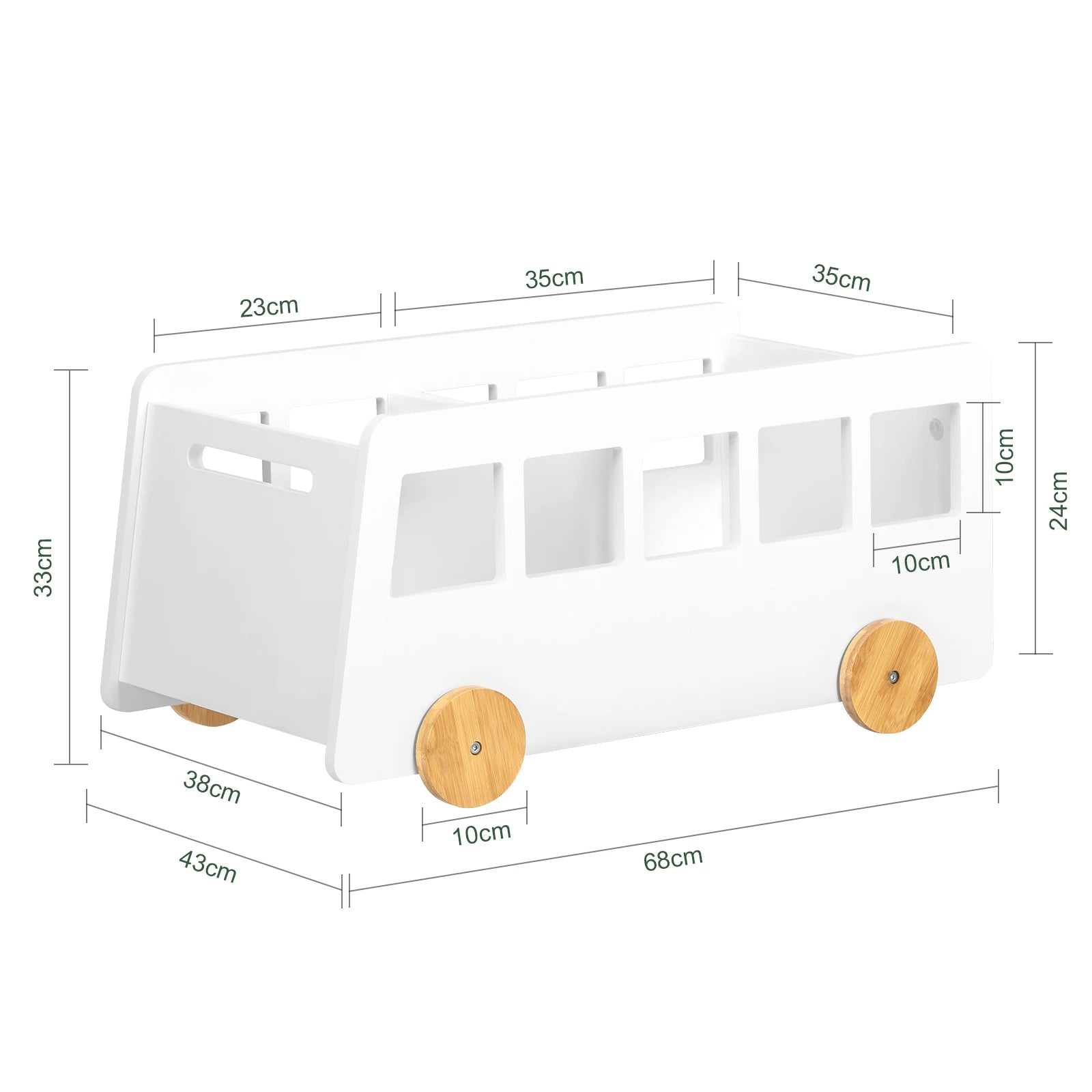 Bus de rangement pour chambre d'enfant