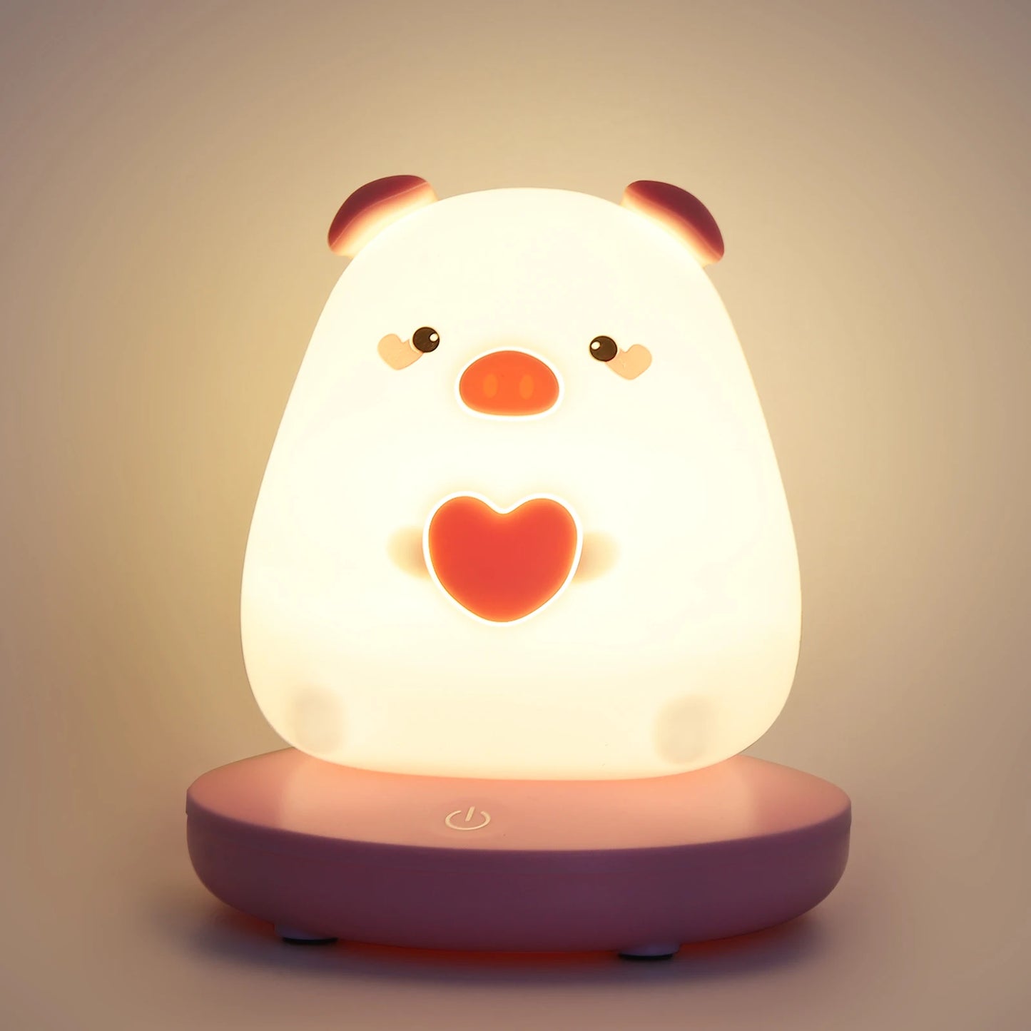 Veilleuses Poire mignonne et animal Kawaii pour enfants - intensité lumineuse variable
