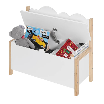 Banc pour enfants avec dossier et espace de rangement