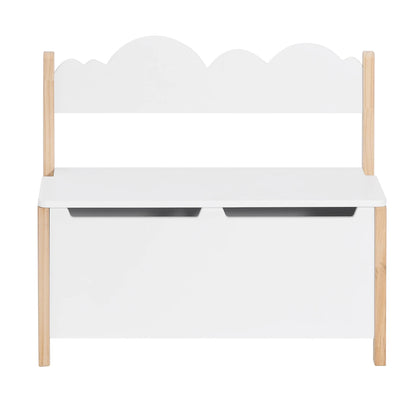 Banc pour enfants avec dossier et espace de rangement