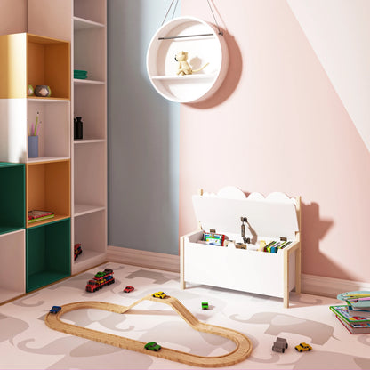 Banc pour enfants avec dossier et espace de rangement