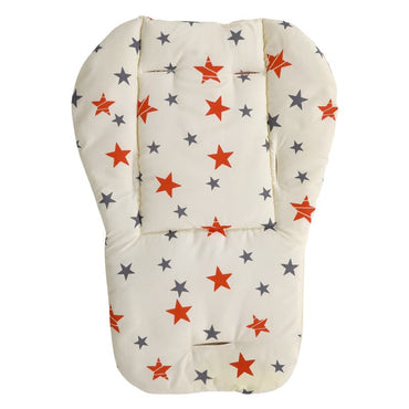 Coussin pour chaise haute et poussette motif étoiles