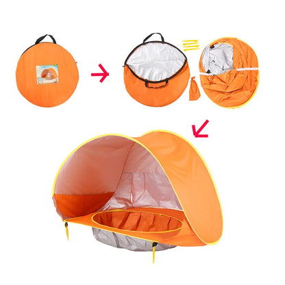 Tente de plage pop-up anti UV